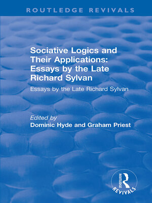 cover image of Sociative Logics and Their Applications